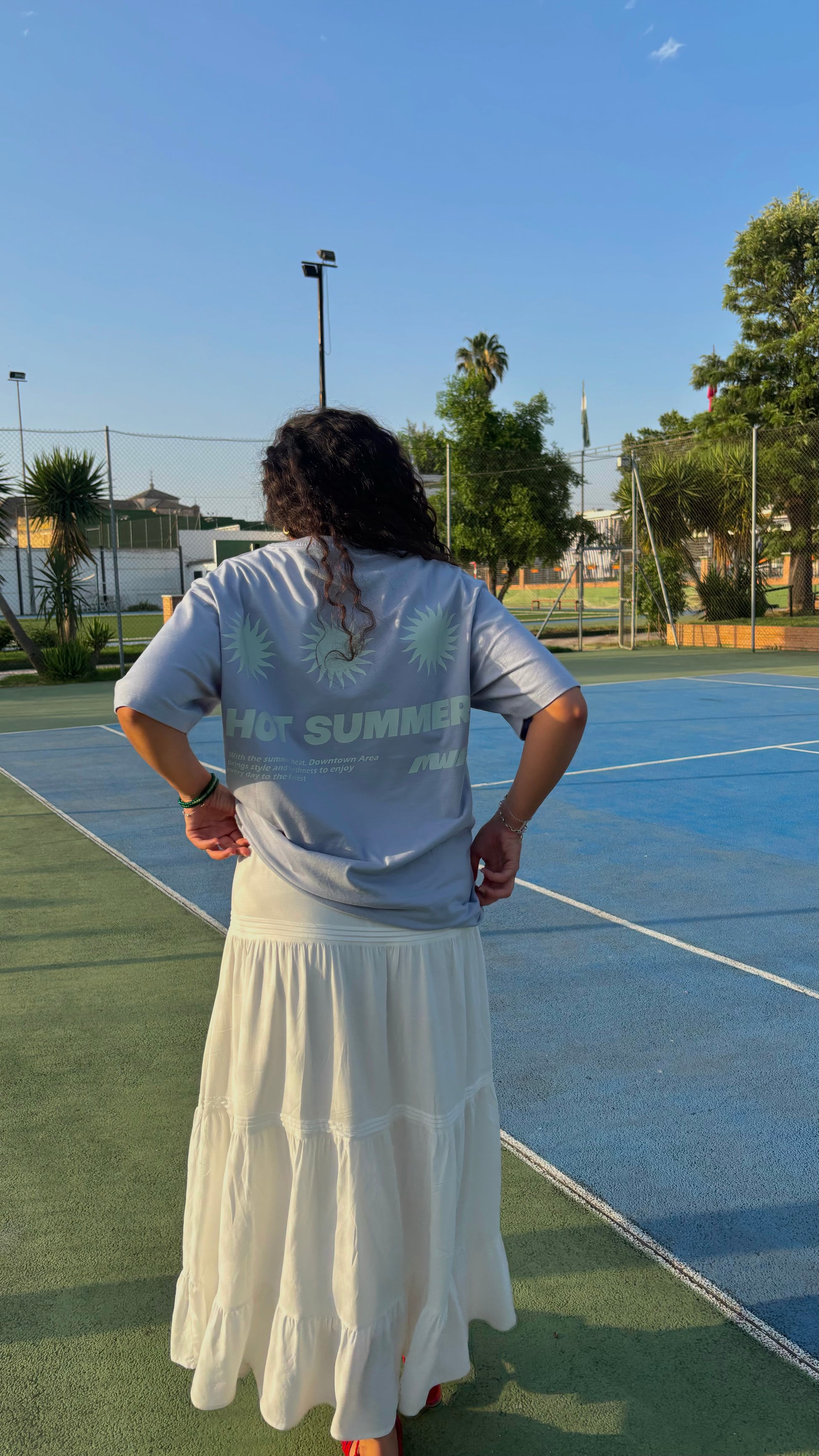 BLUE "HOT SUMMER" T-SHIRT