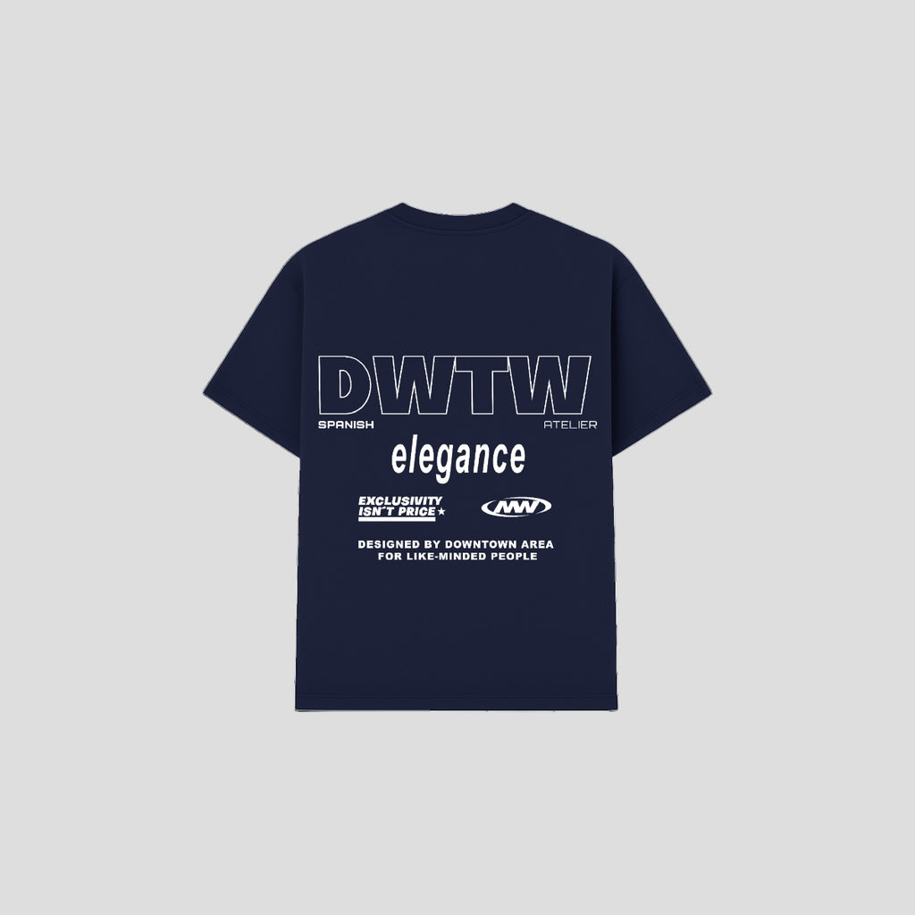 BLUE "ELEGANCE" T-SHIRT