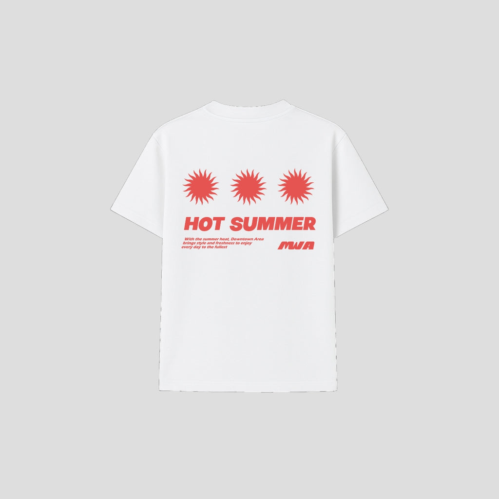 WHITE "HOT SUMMER" T-SHIRT