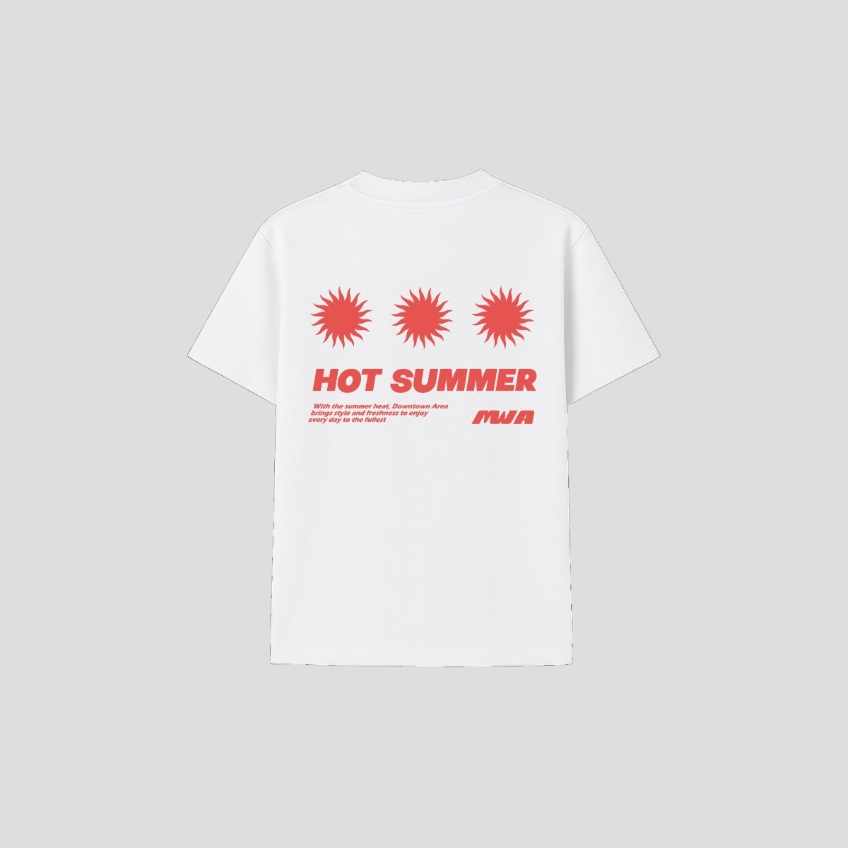 WHITE "HOT SUMMER" T-SHIRT
