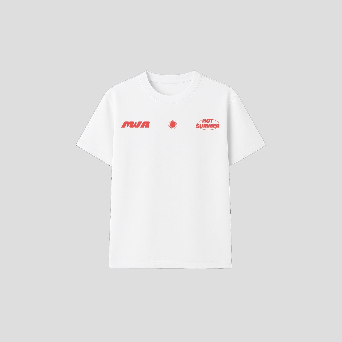 WHITE "HOT SUMMER" T-SHIRT