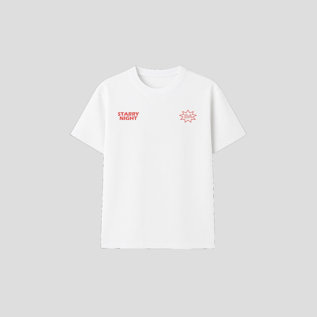 WHITE "STARRY NIGHT" T-SHIRT