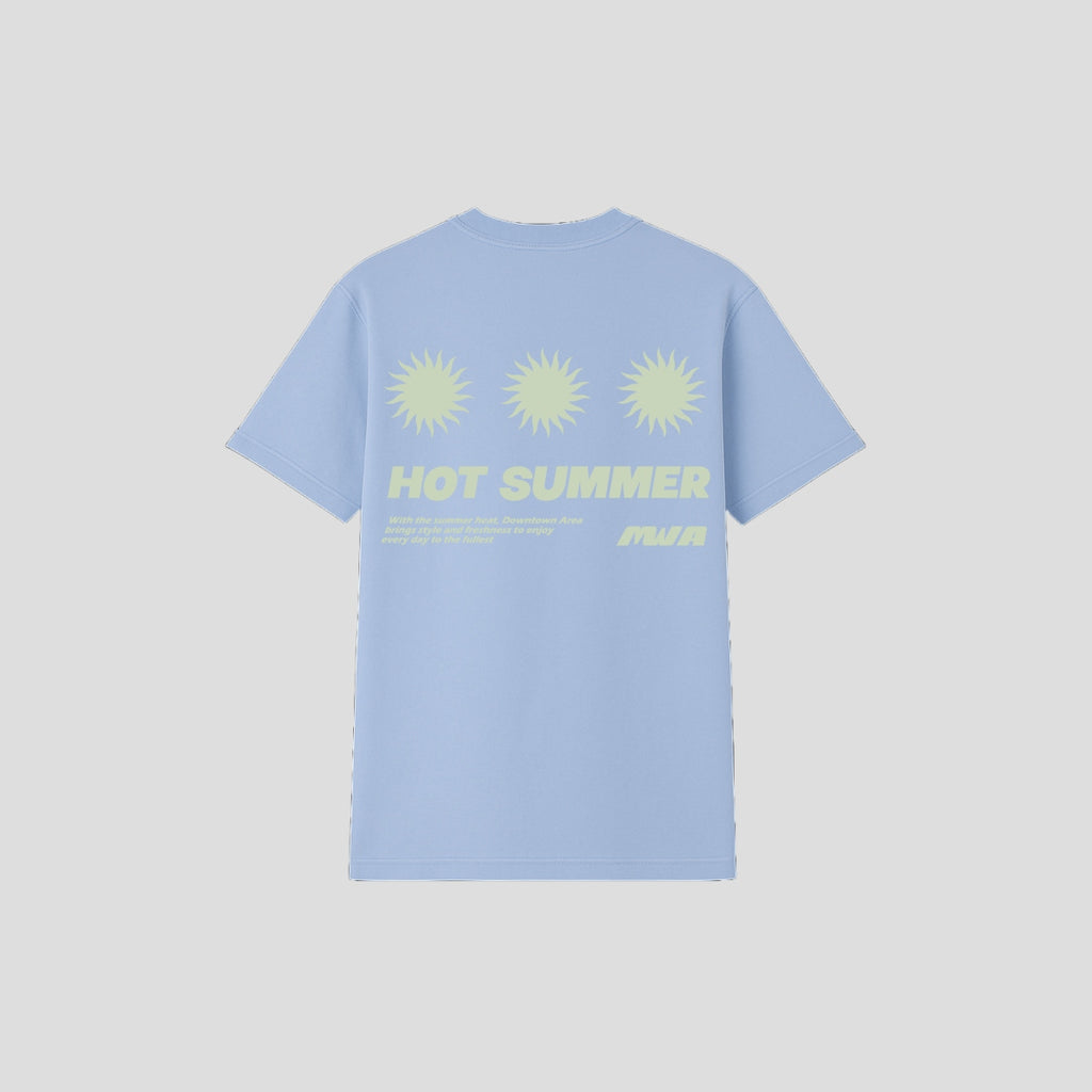 BLUE "HOT SUMMER" T-SHIRT