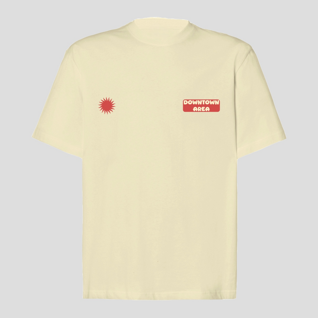 BEIGE "AN ETERNAL SUMMER" T-SHIRT
