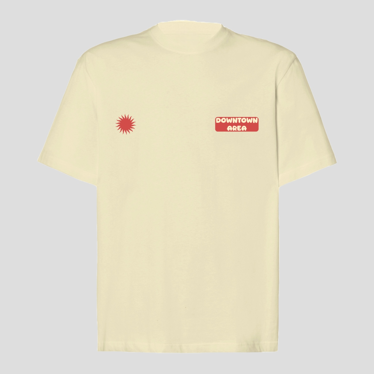 BEIGE "AN ETERNAL SUMMER" T-SHIRT