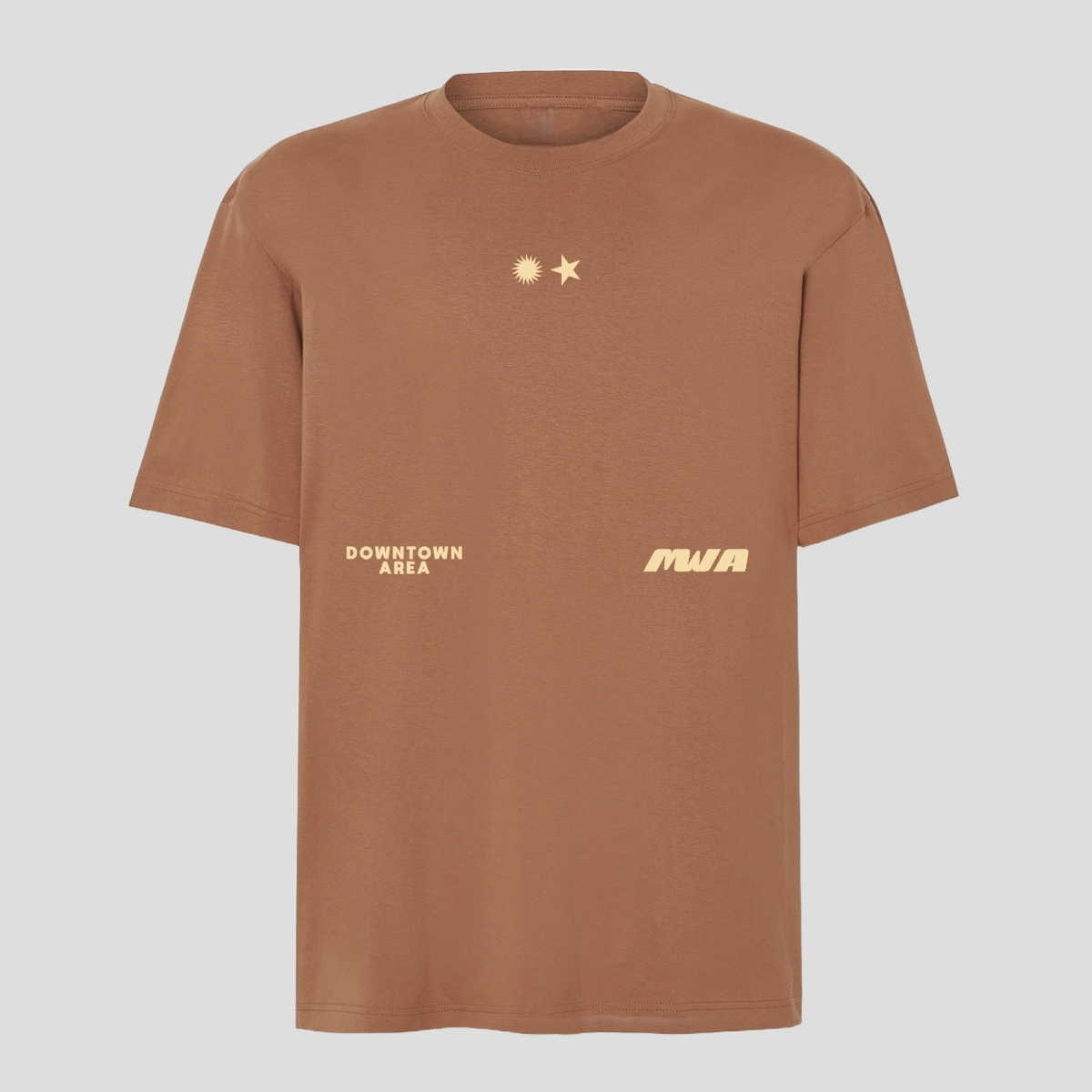 RED "BEACH AND PARTY" T-SHIRT