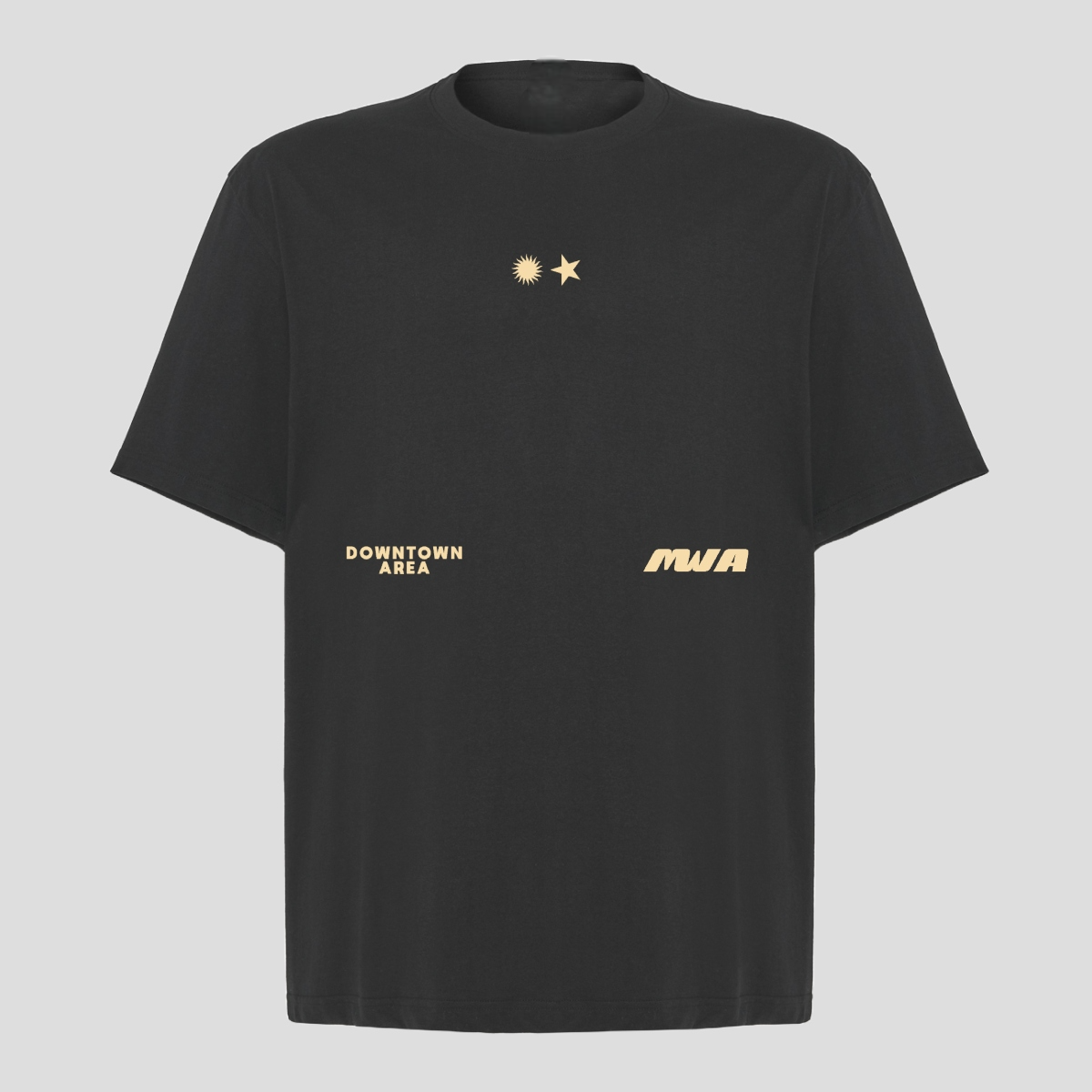 GREY "BEACH AND PARTY" T-SHIRT