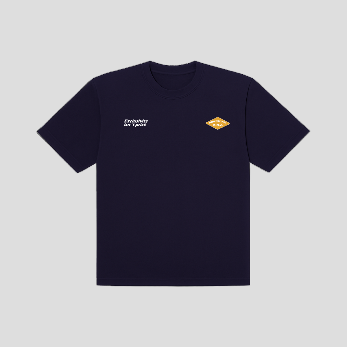 BLUE "DOWNTOWN AREA" T-SHIRT