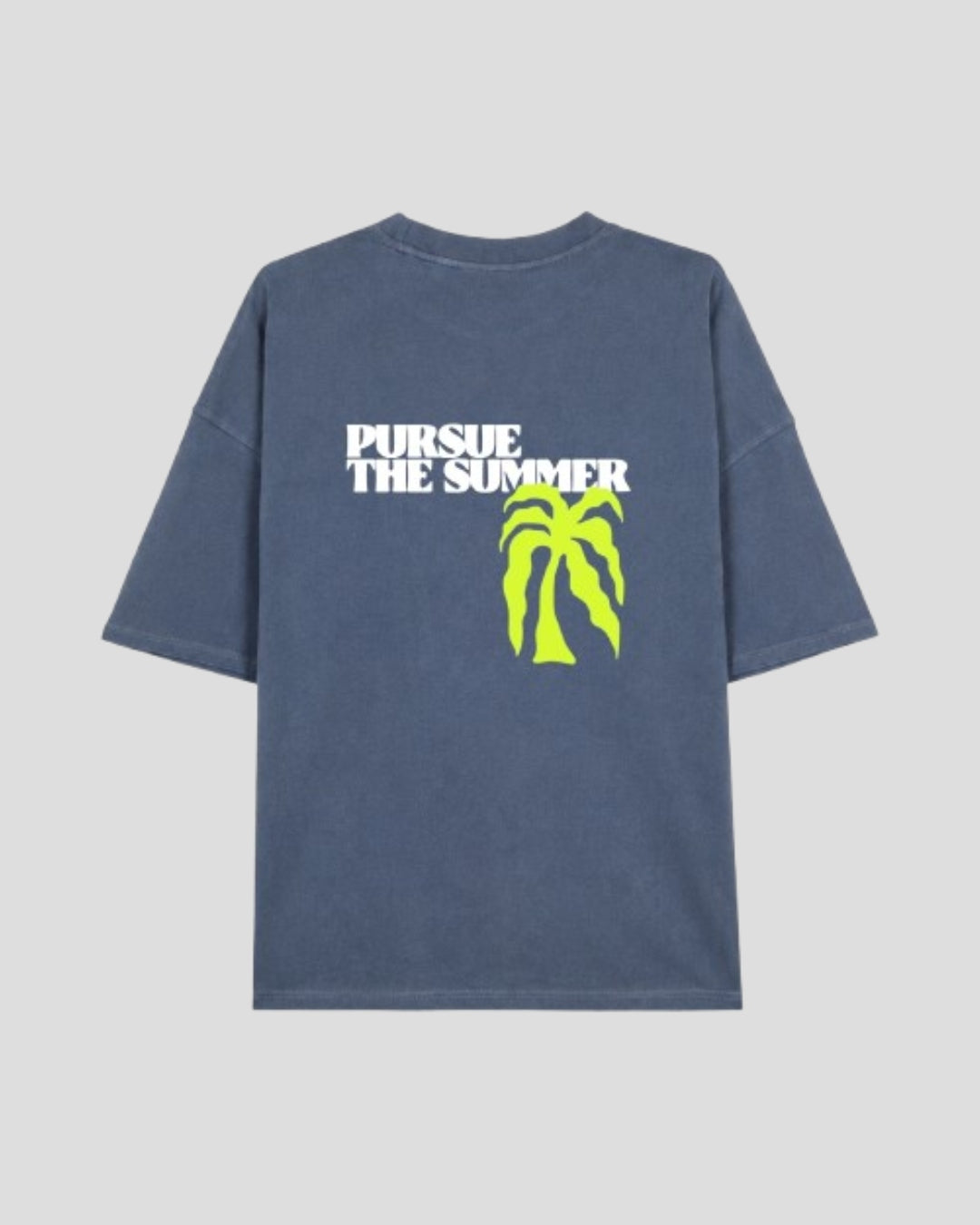 BLUE "PALMERA" T-SHIRT