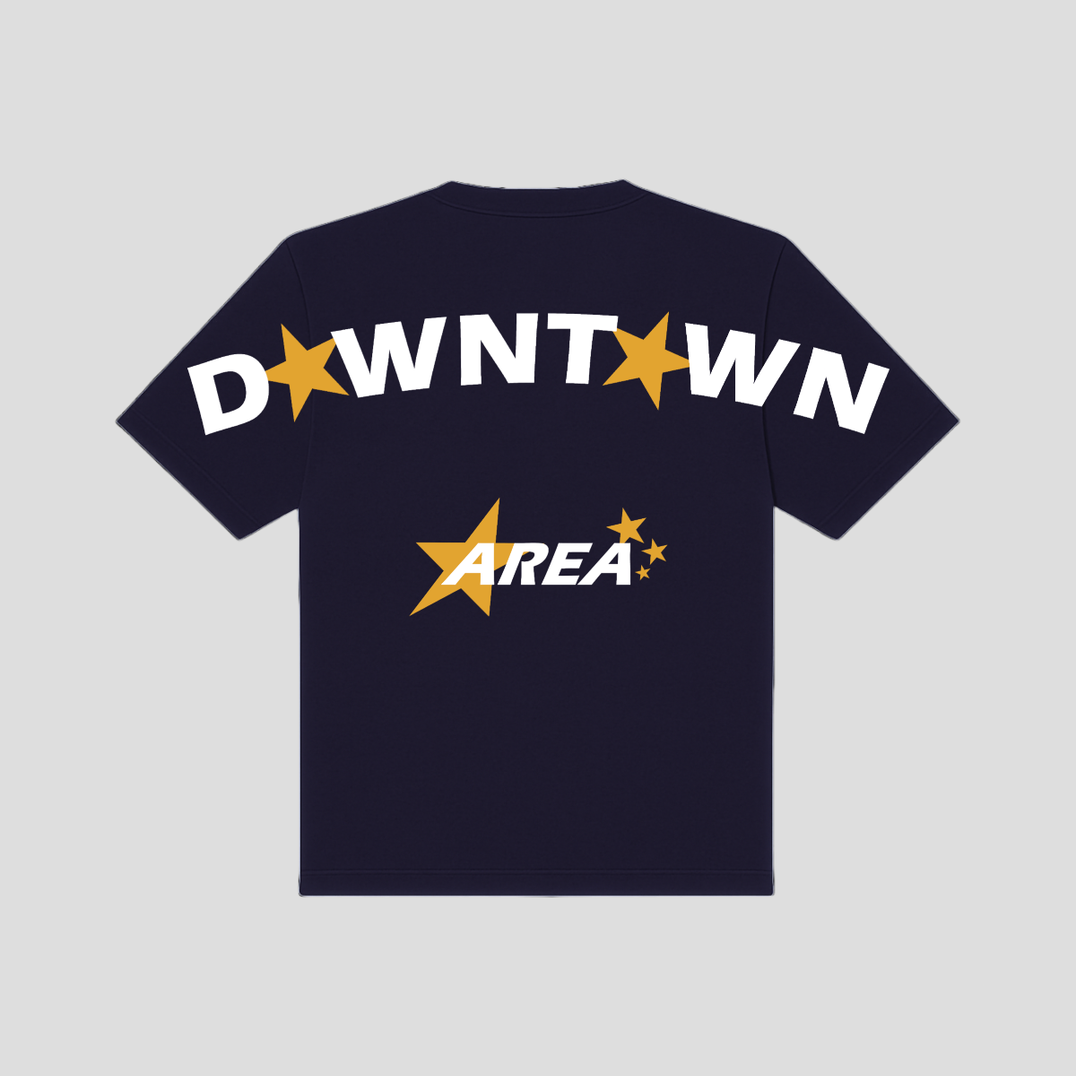 BLUE "DOWNTOWN AREA" T-SHIRT
