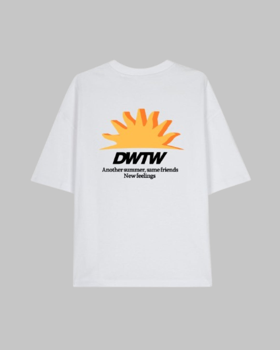 WHITE "SOL" T-SHIRT