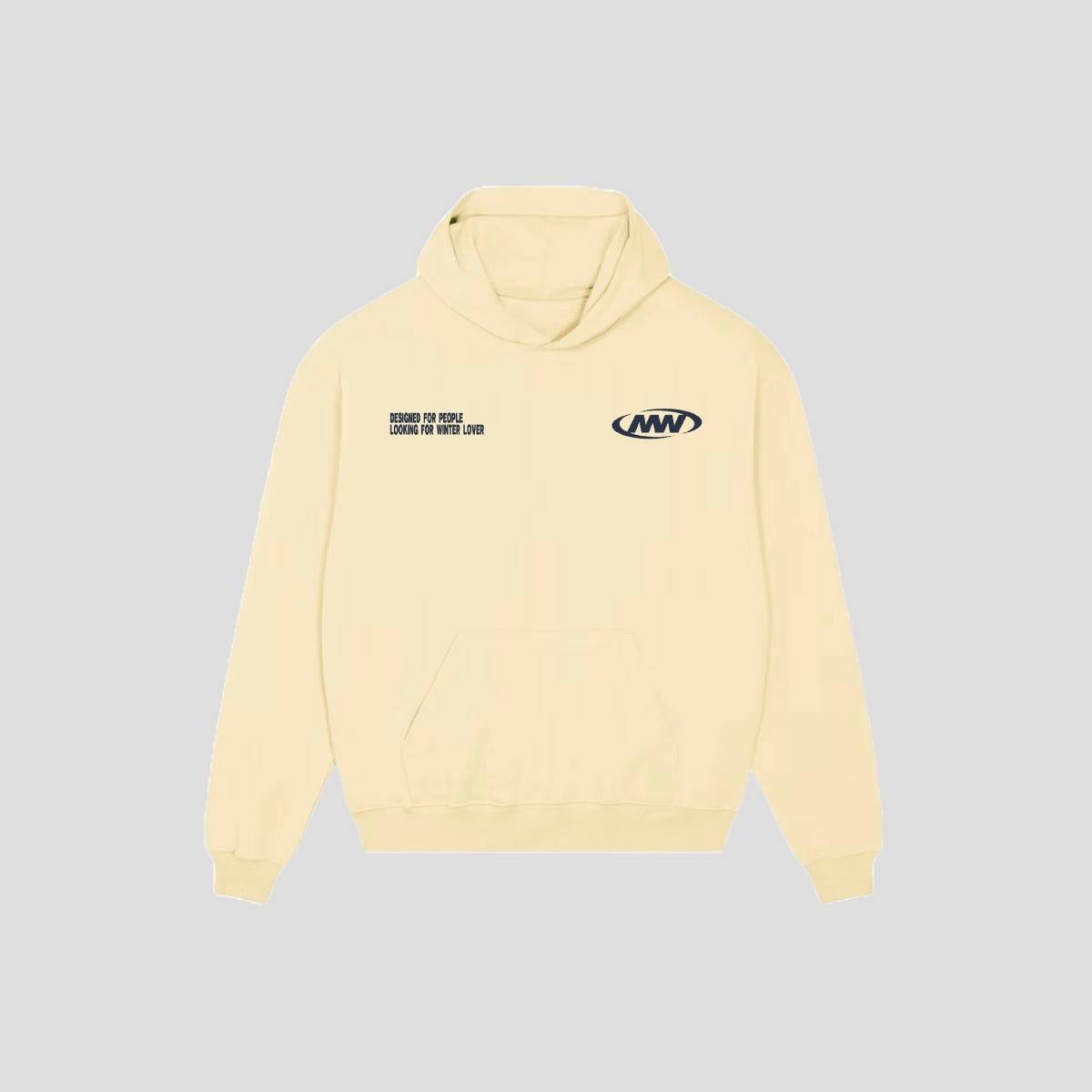 YELLOW "WINTERLOVERS" HOODIE