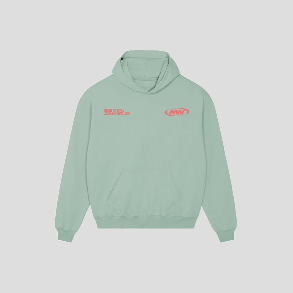 GREEN "WINTERLOVERS" HOODIE