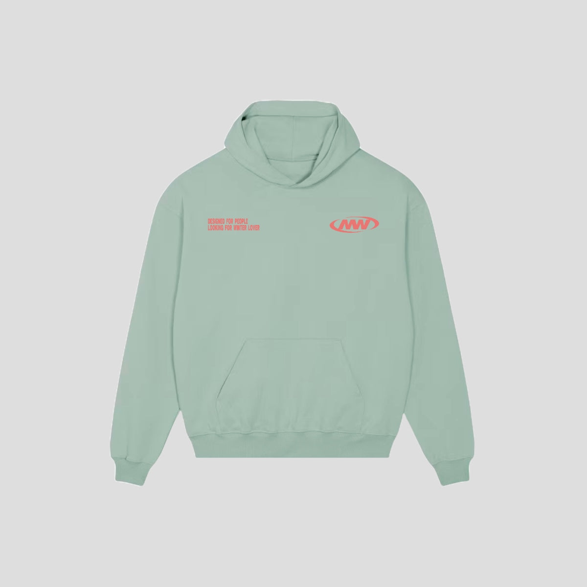 GREEN "WINTERLOVERS" HOODIE