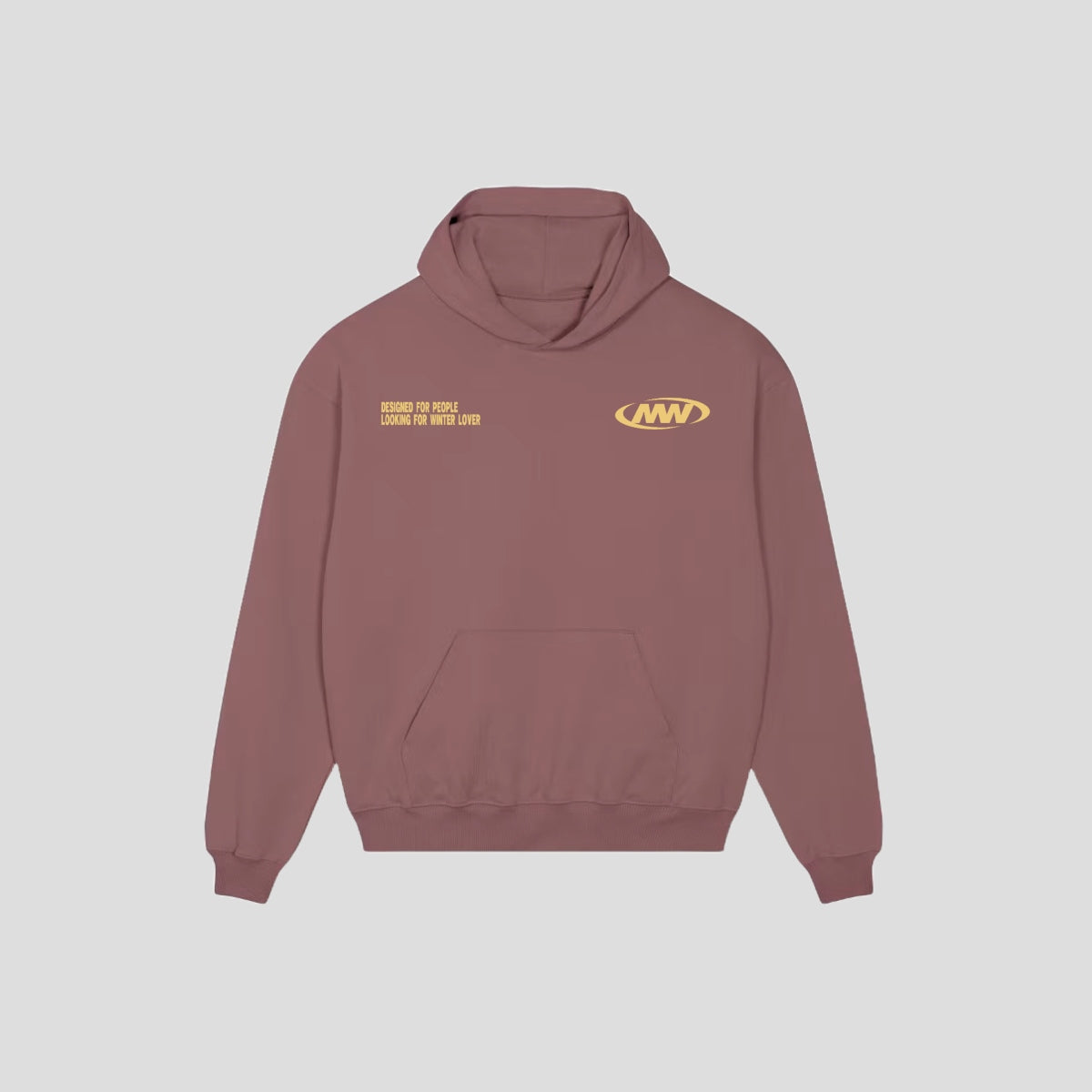 RED "WINTERLOVERS" HOODIE