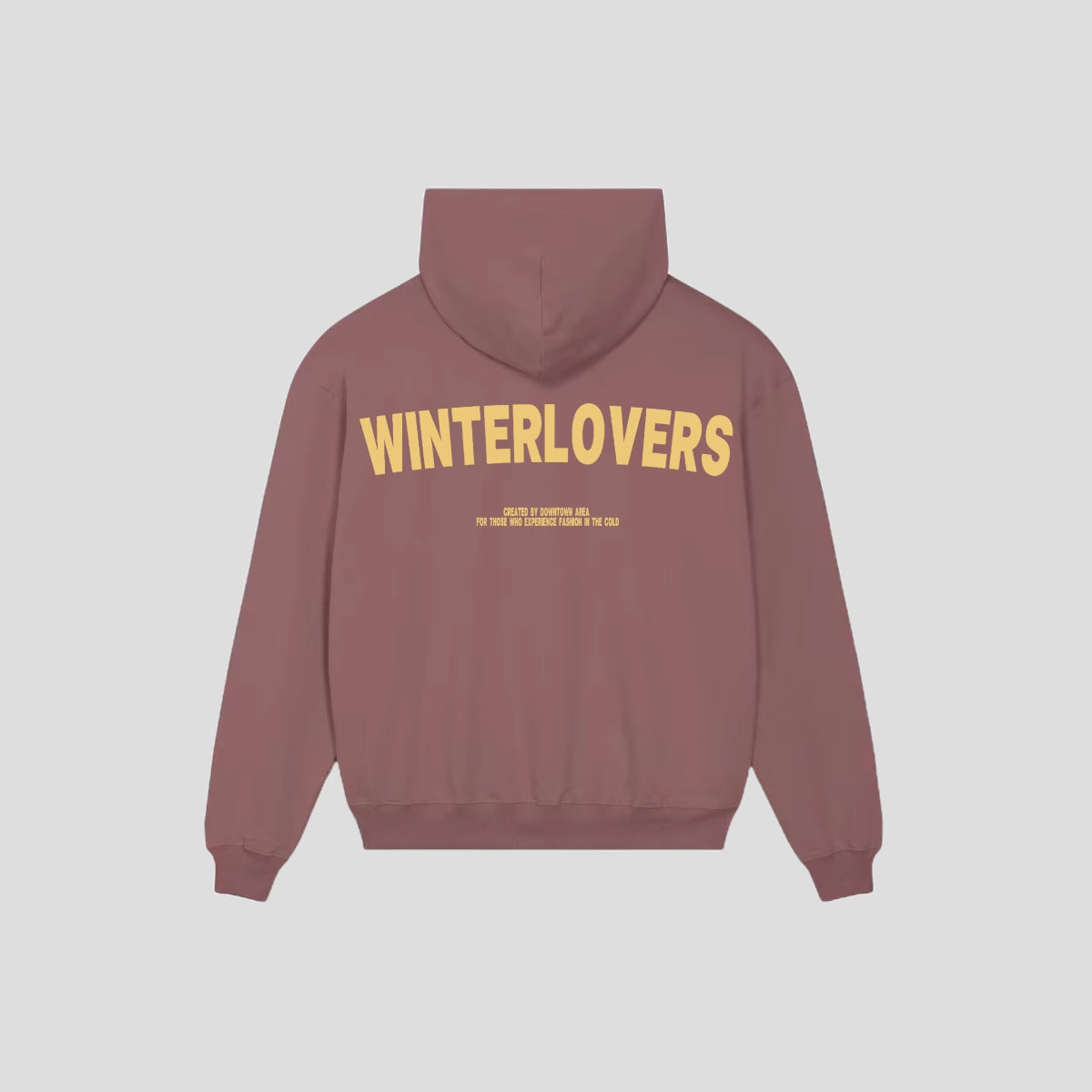 RED "WINTERLOVERS" HOODIE