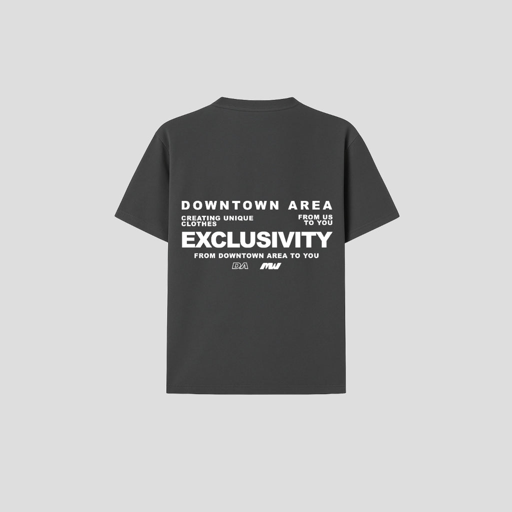GREY "EXCLUSIVITY" T-SHIRT