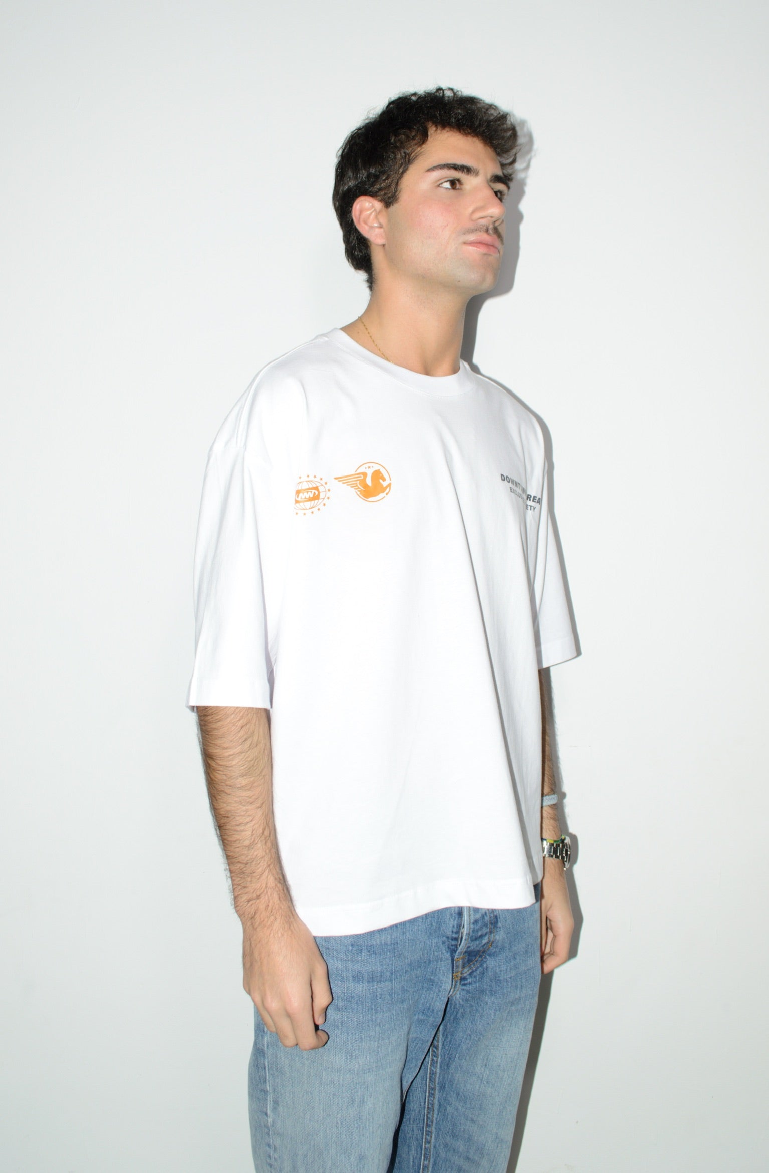 WHITE "EXCLUSIVE SOCIETY 1.1" T-SHIRT