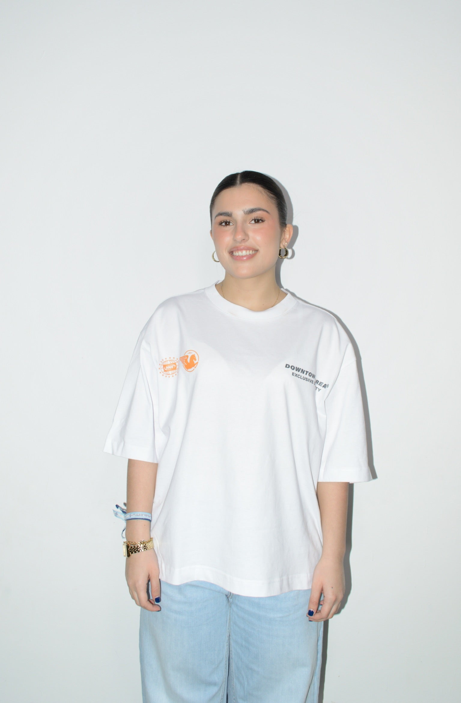 WHITE "EXCLUSIVE SOCIETY 1.1" T-SHIRT