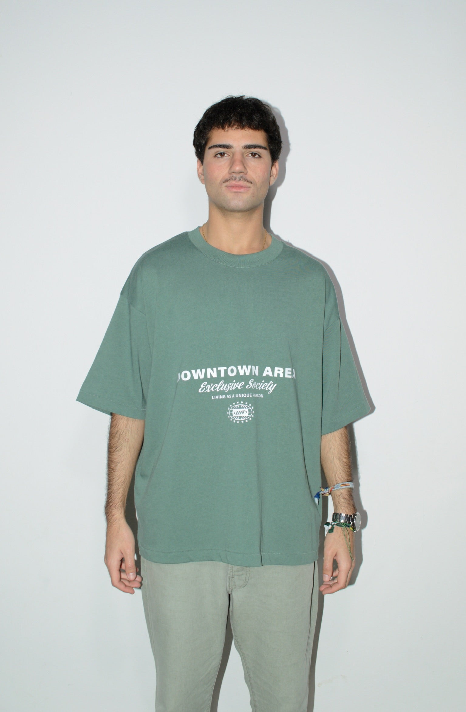 GREEN "EXCLUSIVE SOCIETY 3.1" T-SHIRT