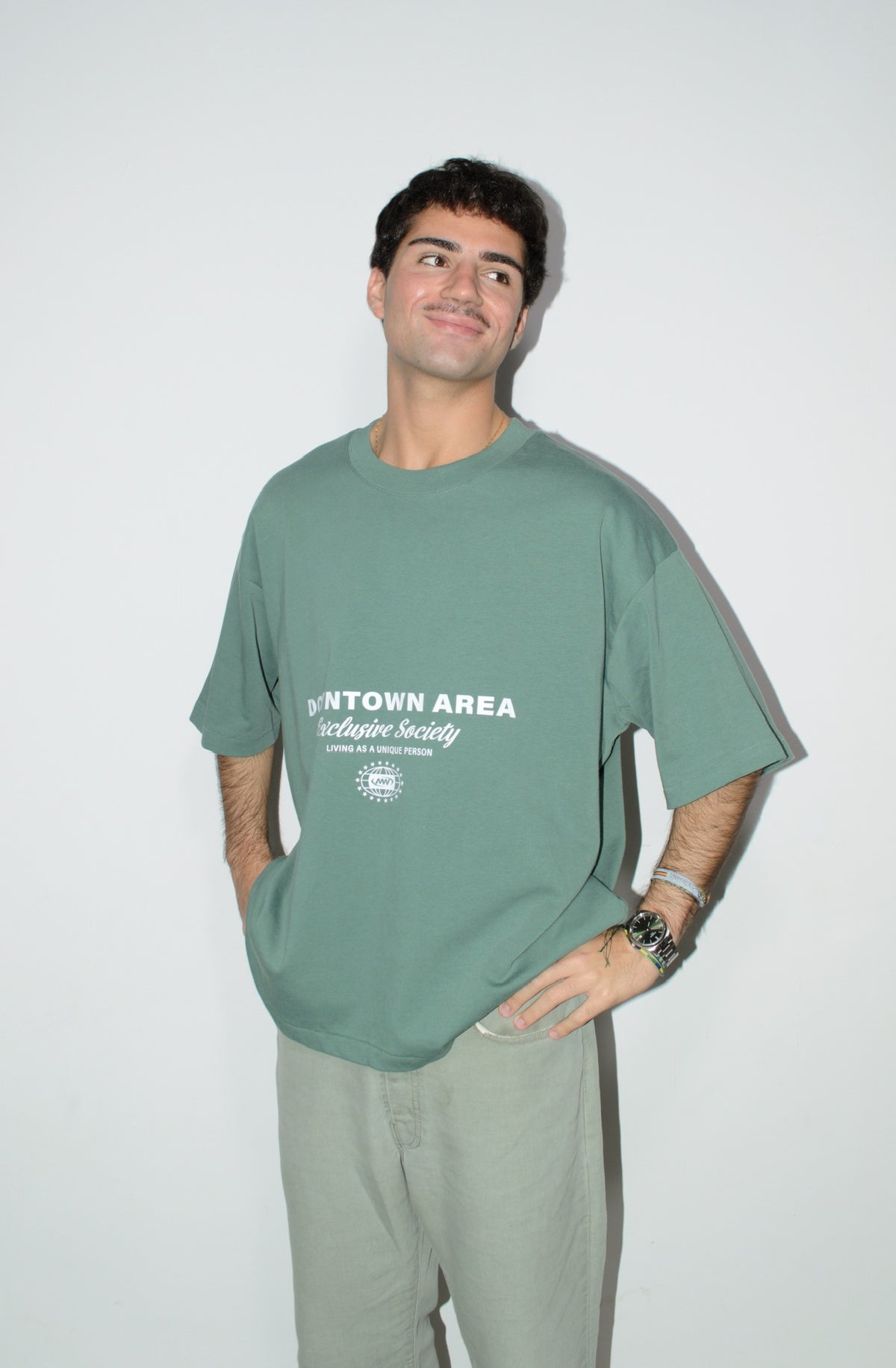 GREEN "EXCLUSIVE SOCIETY 3.1" T-SHIRT