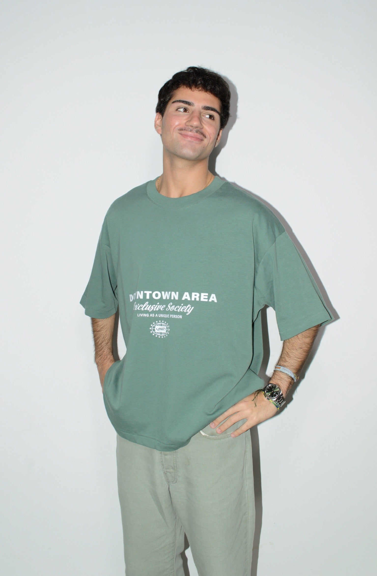 GREEN "EXCLUSIVE SOCIETY 3.1" T-SHIRT