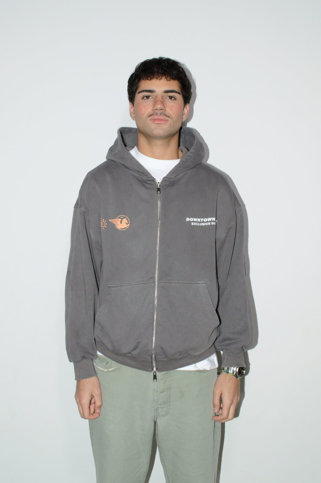 GREY "EXCLUSIVE SOCIETY 1.1" FULLZIP