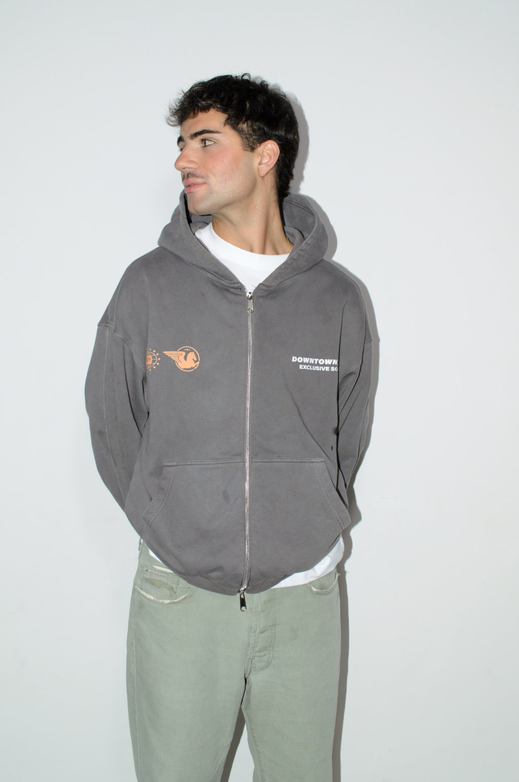 GREY "EXCLUSIVE SOCIETY 1.1" FULLZIP