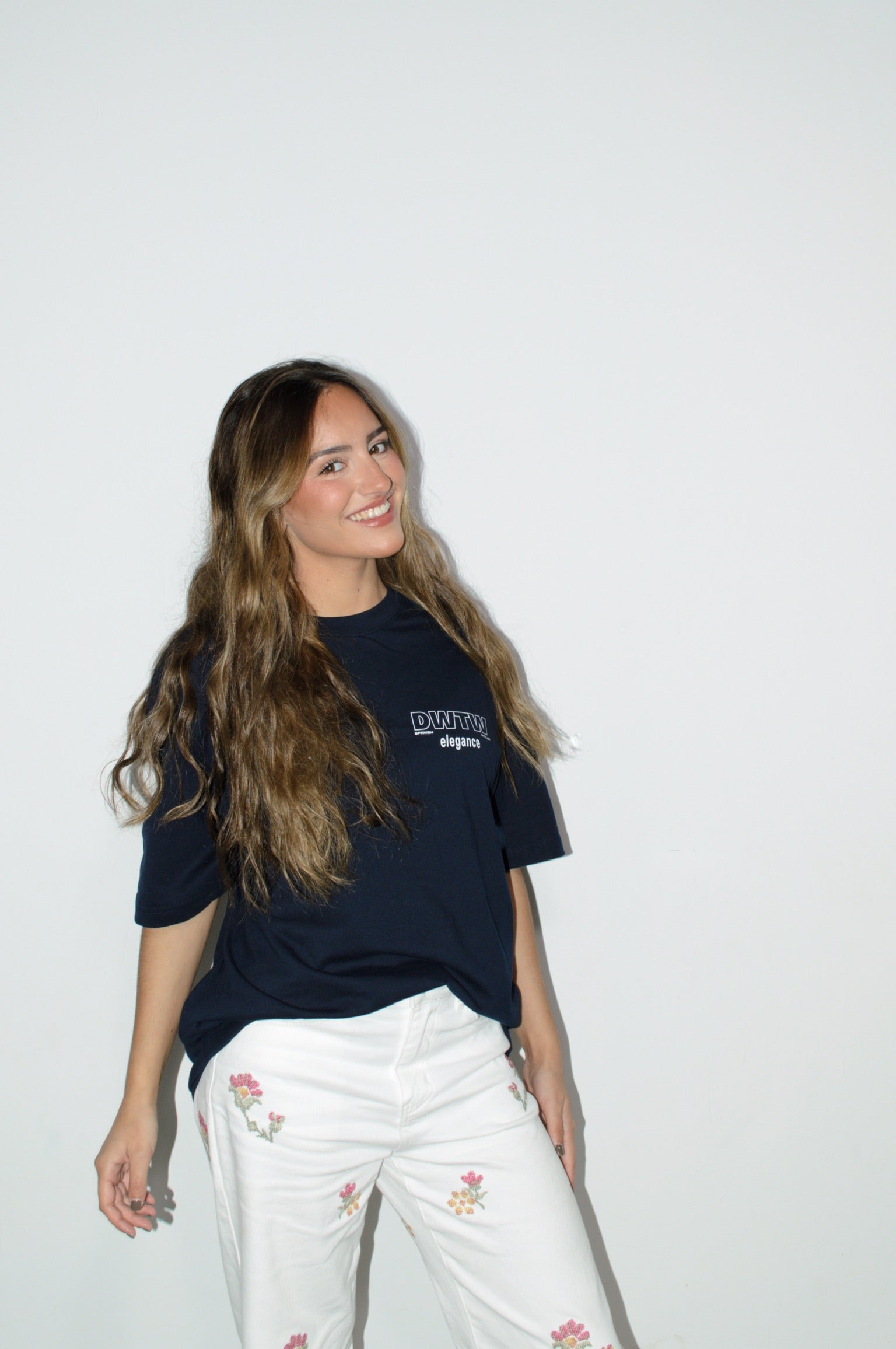 BLUE "ELEGANCE" T-SHIRT