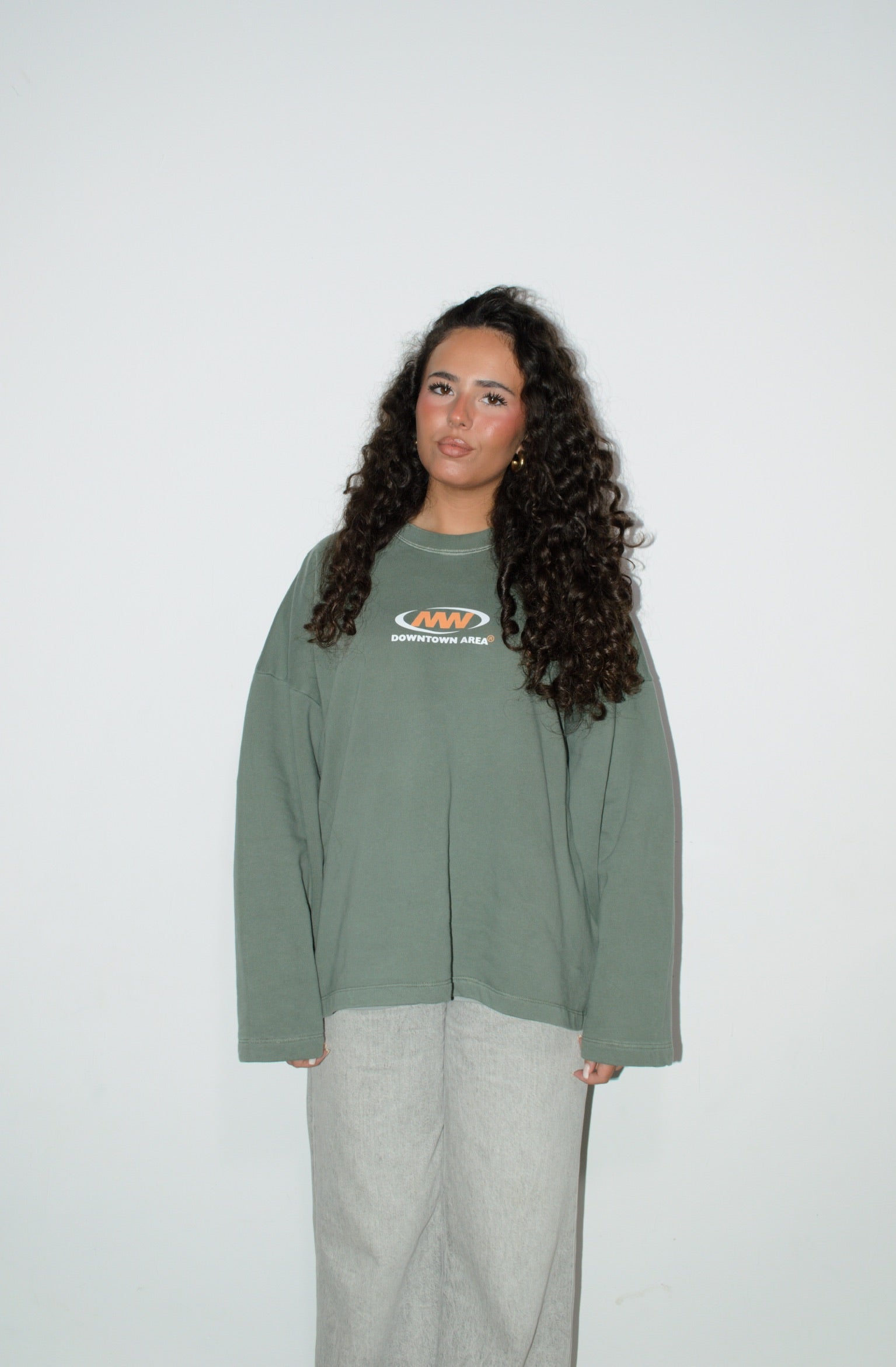 GREEN "DWTW" CREWNECK