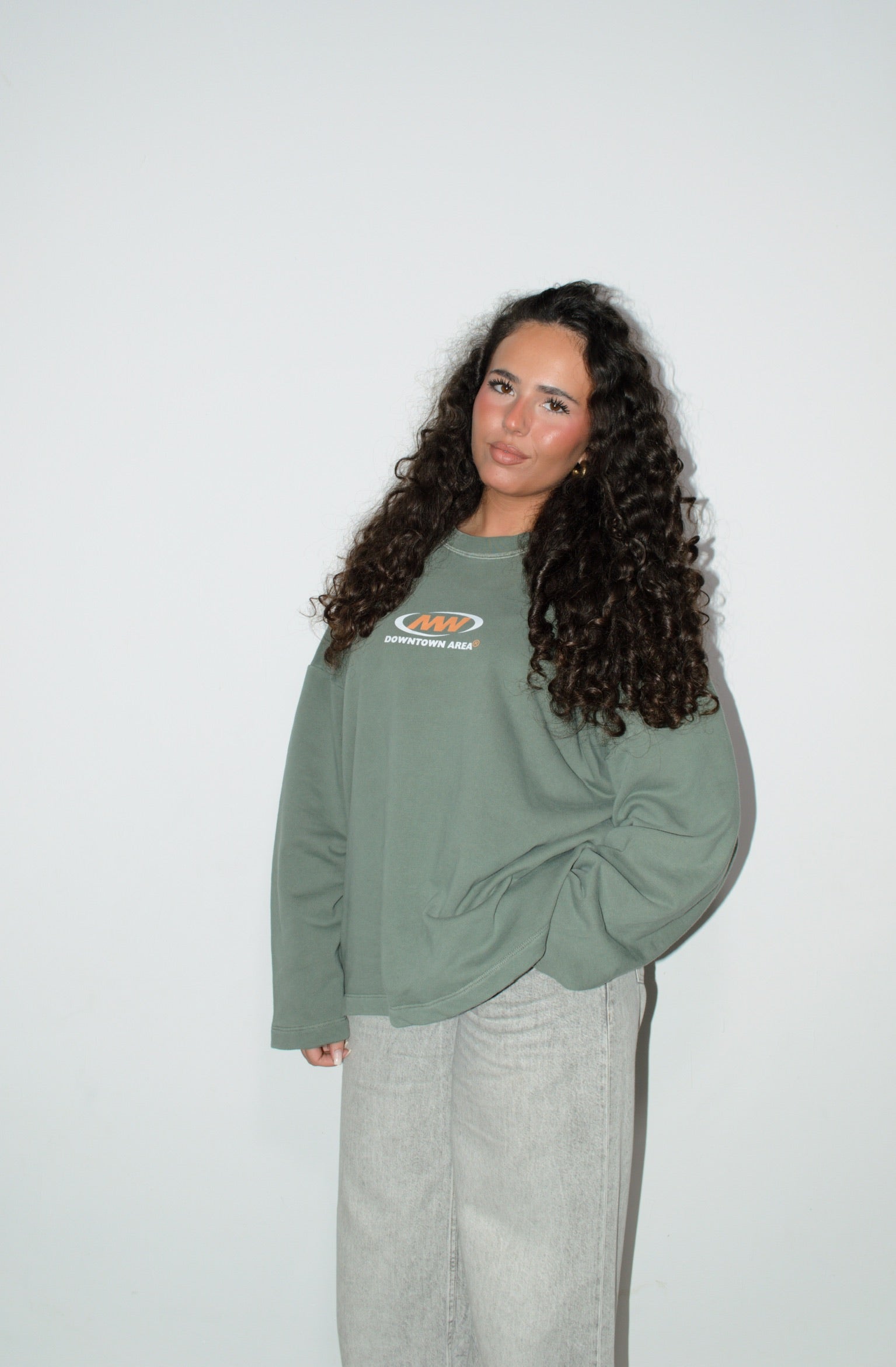 GREEN "DWTW" CREWNECK