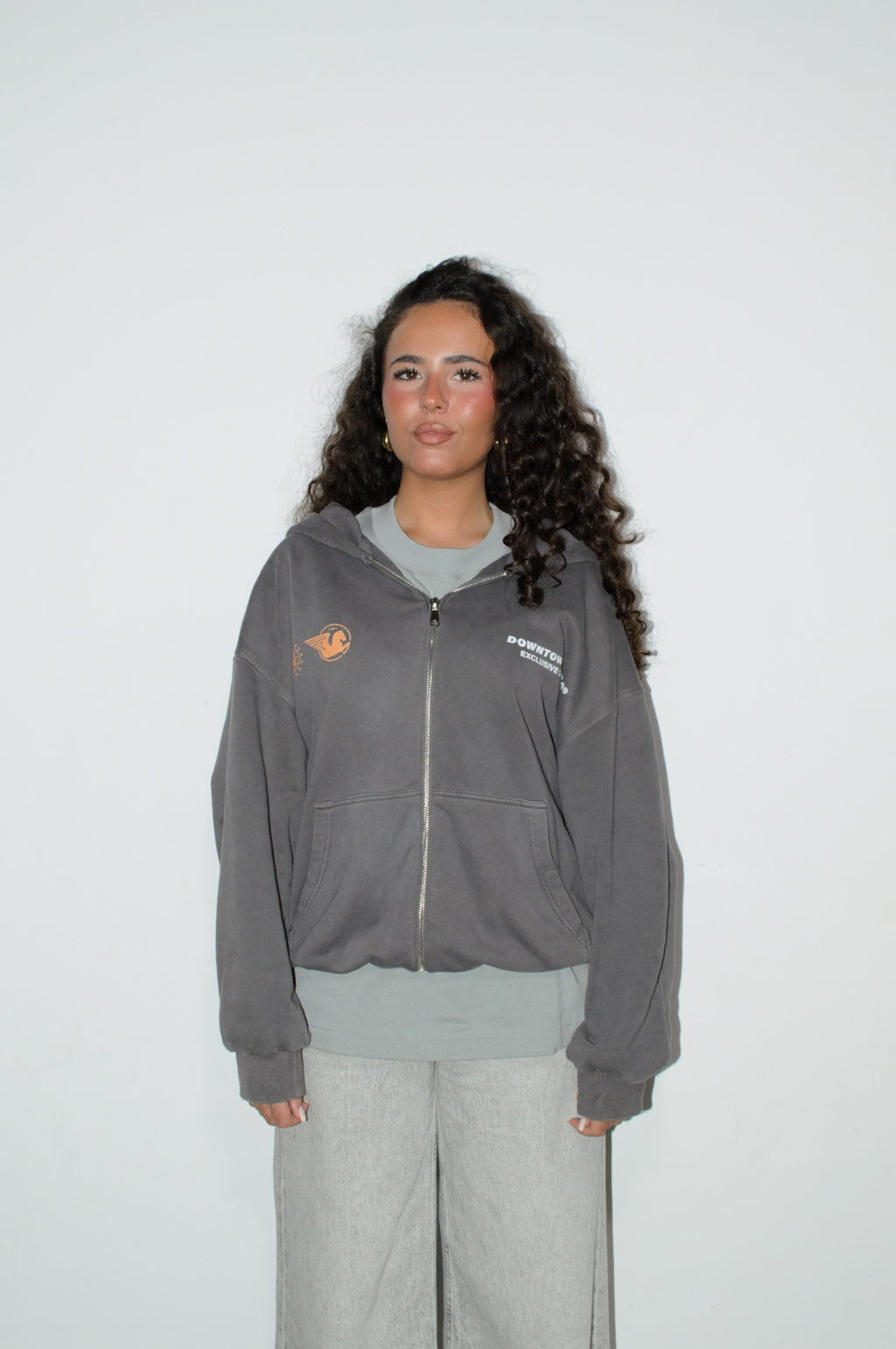 GREY "EXCLUSIVE SOCIETY 1.1" FULLZIP