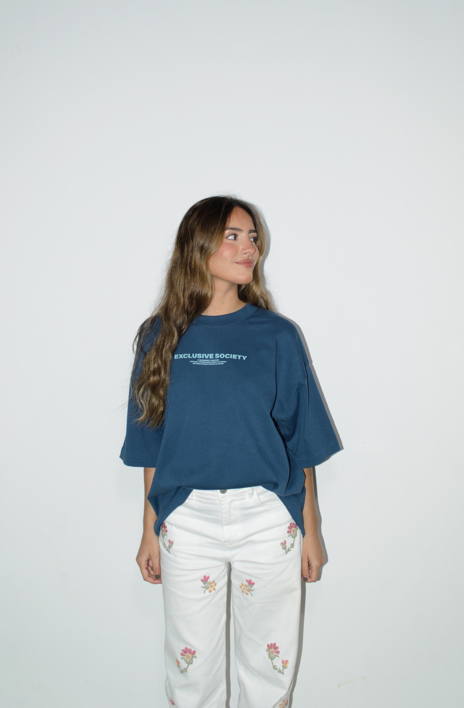 BLUE "EXCLUSIVE SOCIETY 2.1" T-SHIRT