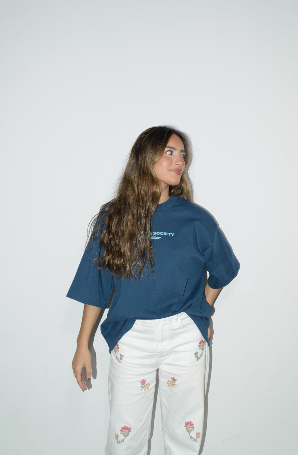 BLUE "EXCLUSIVE SOCIETY 2.1" T-SHIRT