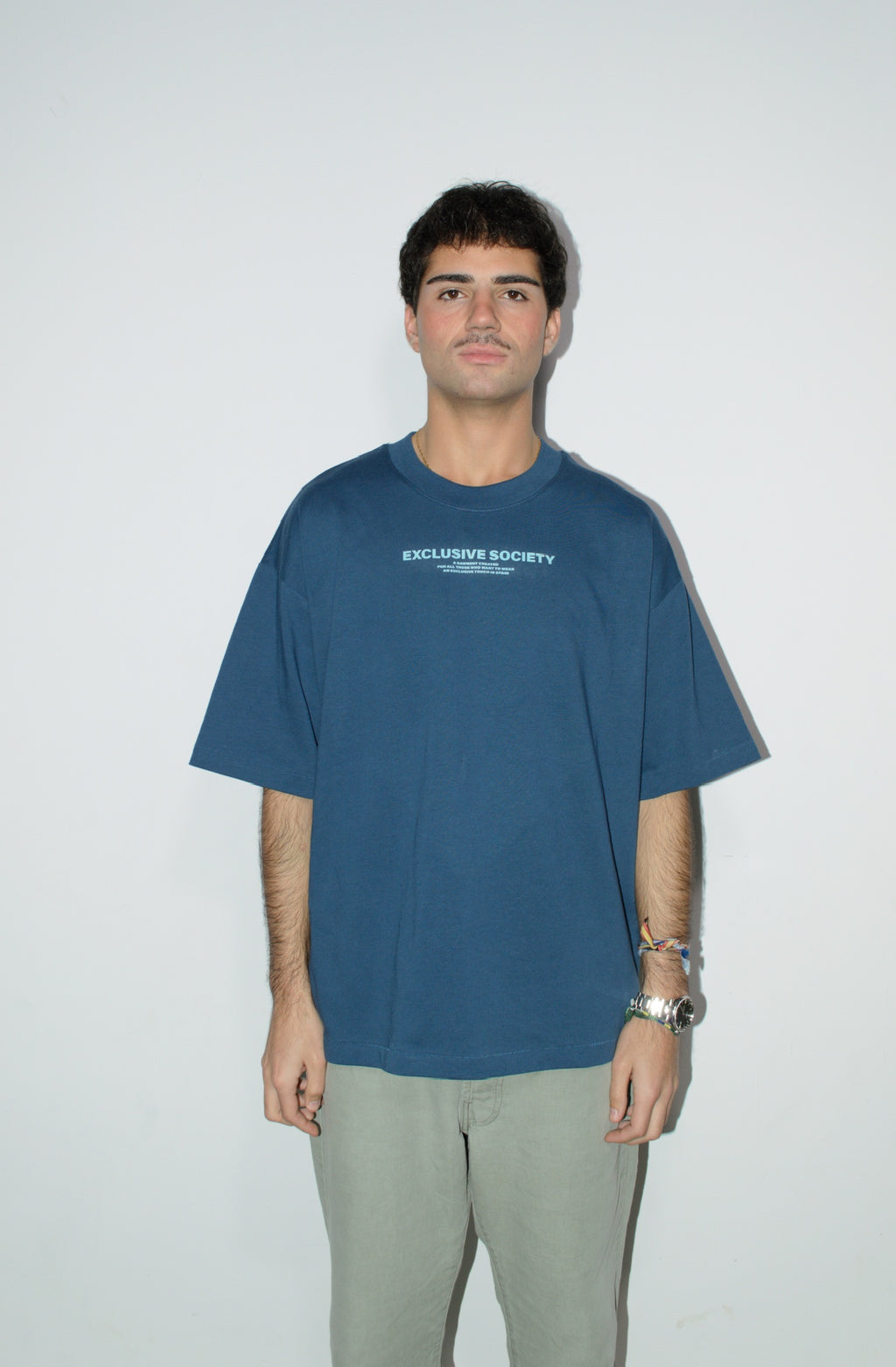 BLUE "EXCLUSIVE SOCIETY 2.1" T-SHIRT