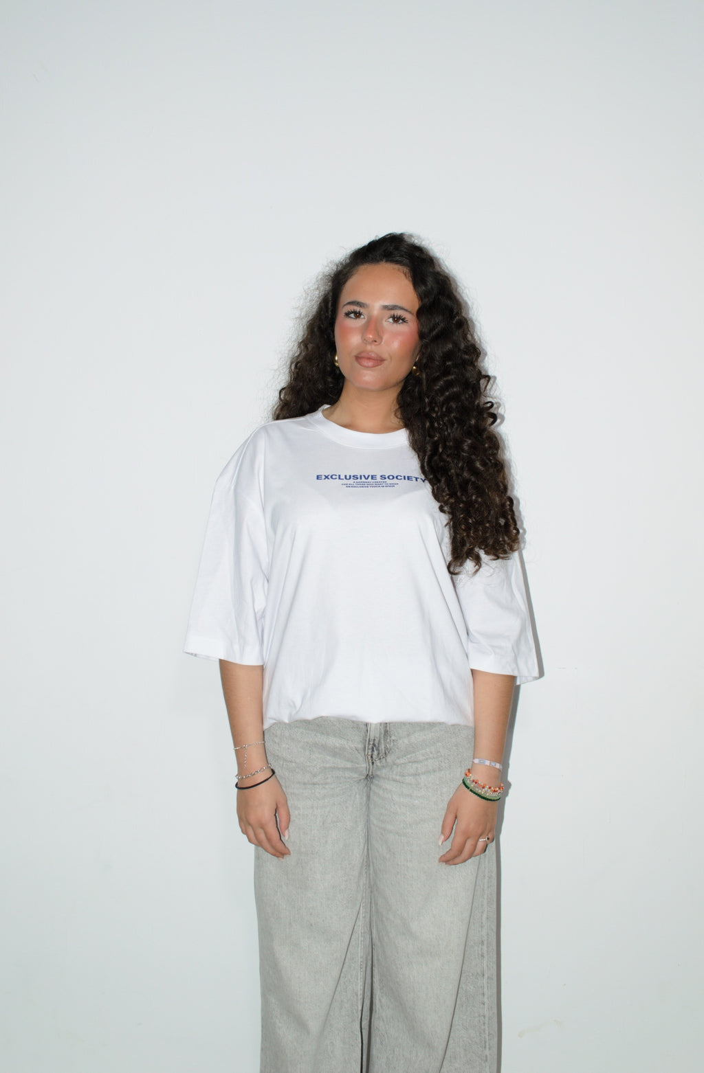 WHITE "EXCLUSIVE SOCIETY 2.1" T-SHIRT