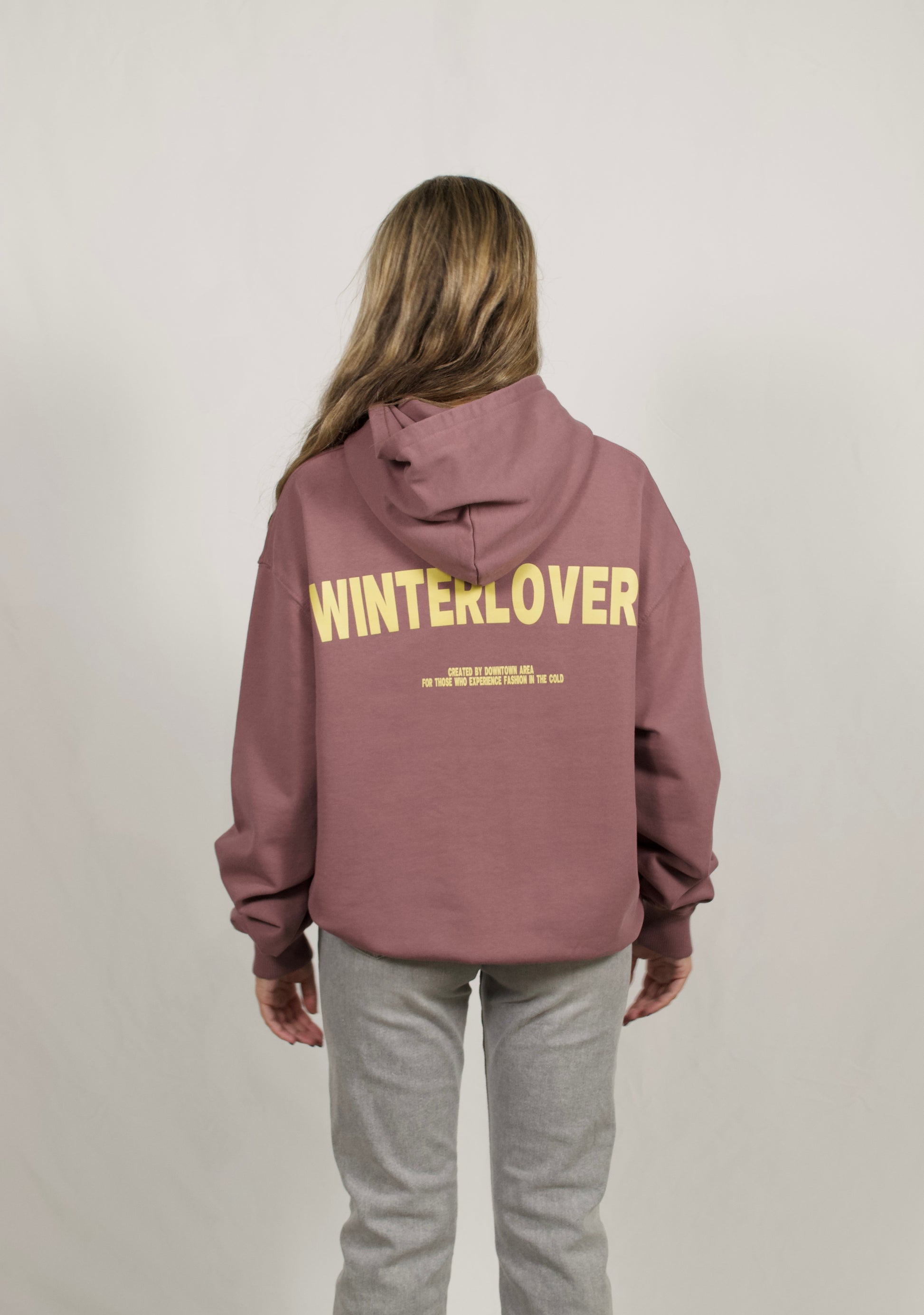 RED "WINTERLOVERS" HOODIE