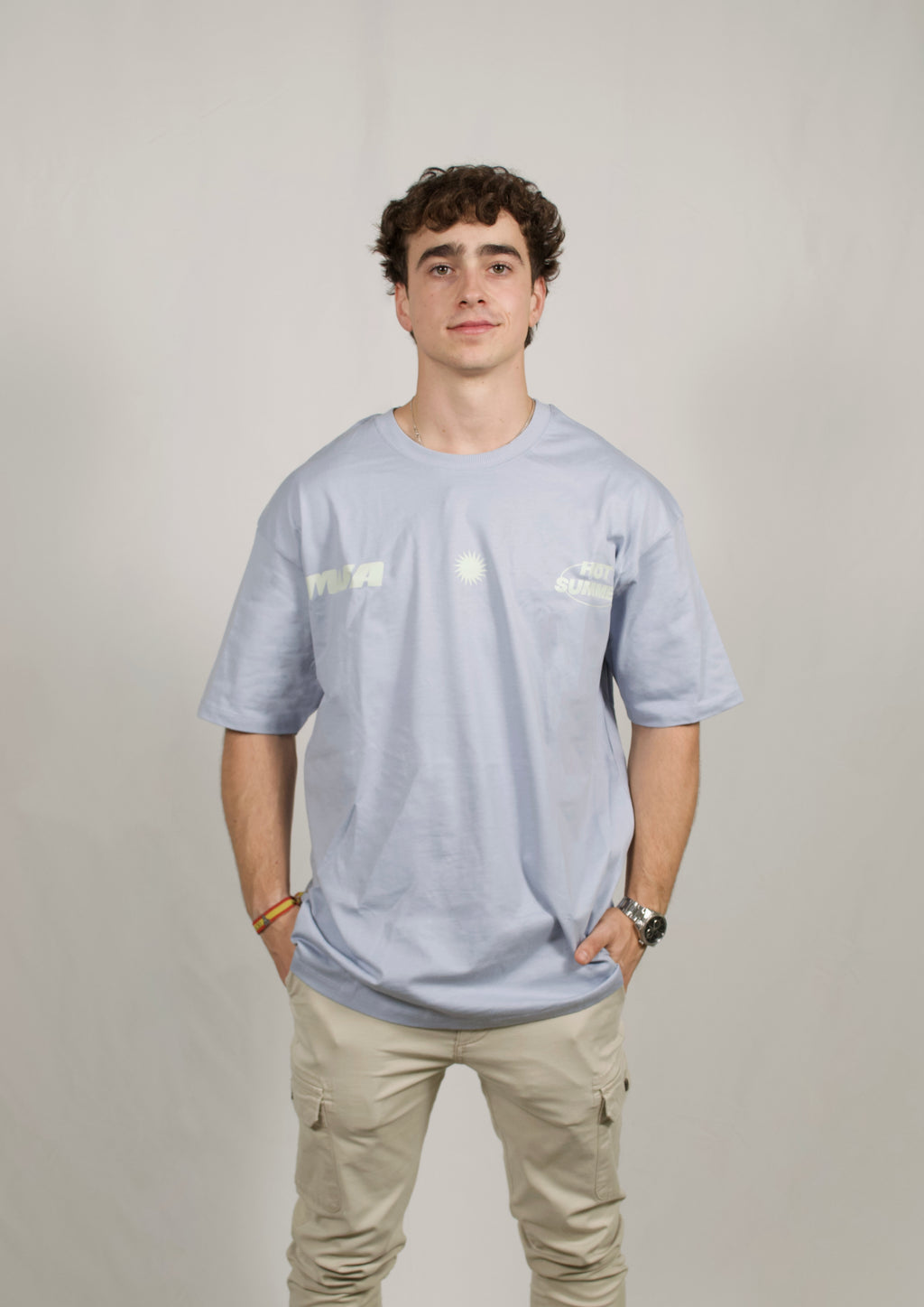 BLUE "HOT SUMMER" T-SHIRT