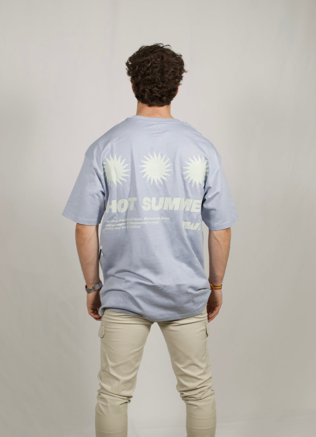 BLUE "HOT SUMMER" T-SHIRT