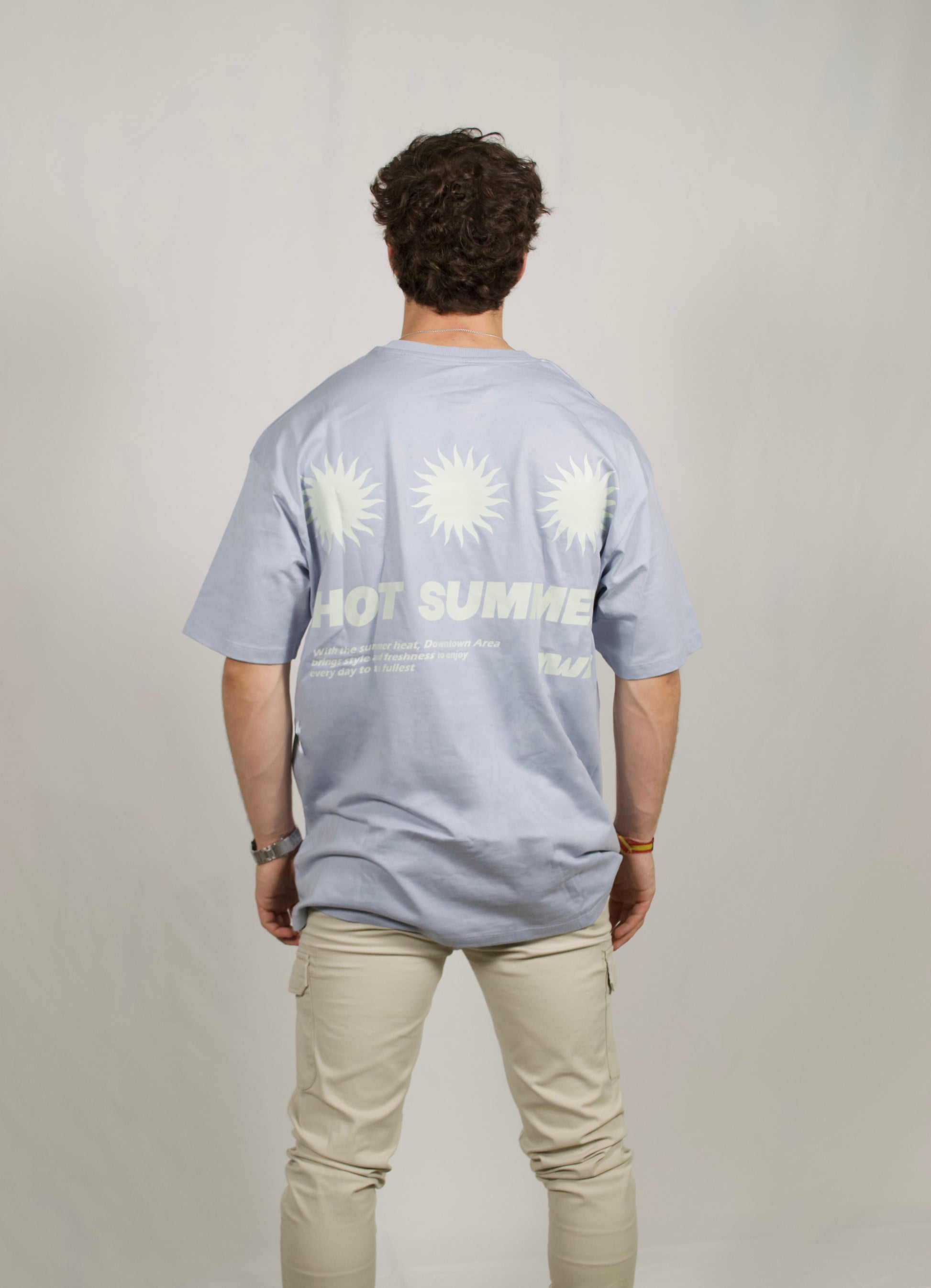 BLUE "HOT SUMMER" T-SHIRT