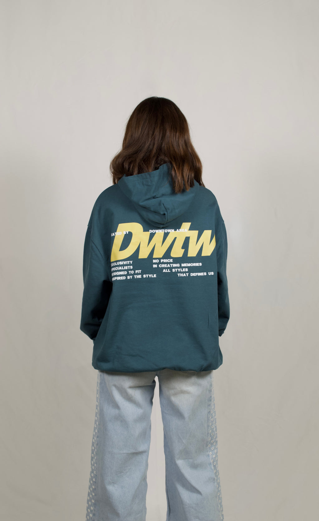 GREEN "DWTW" HOODIE