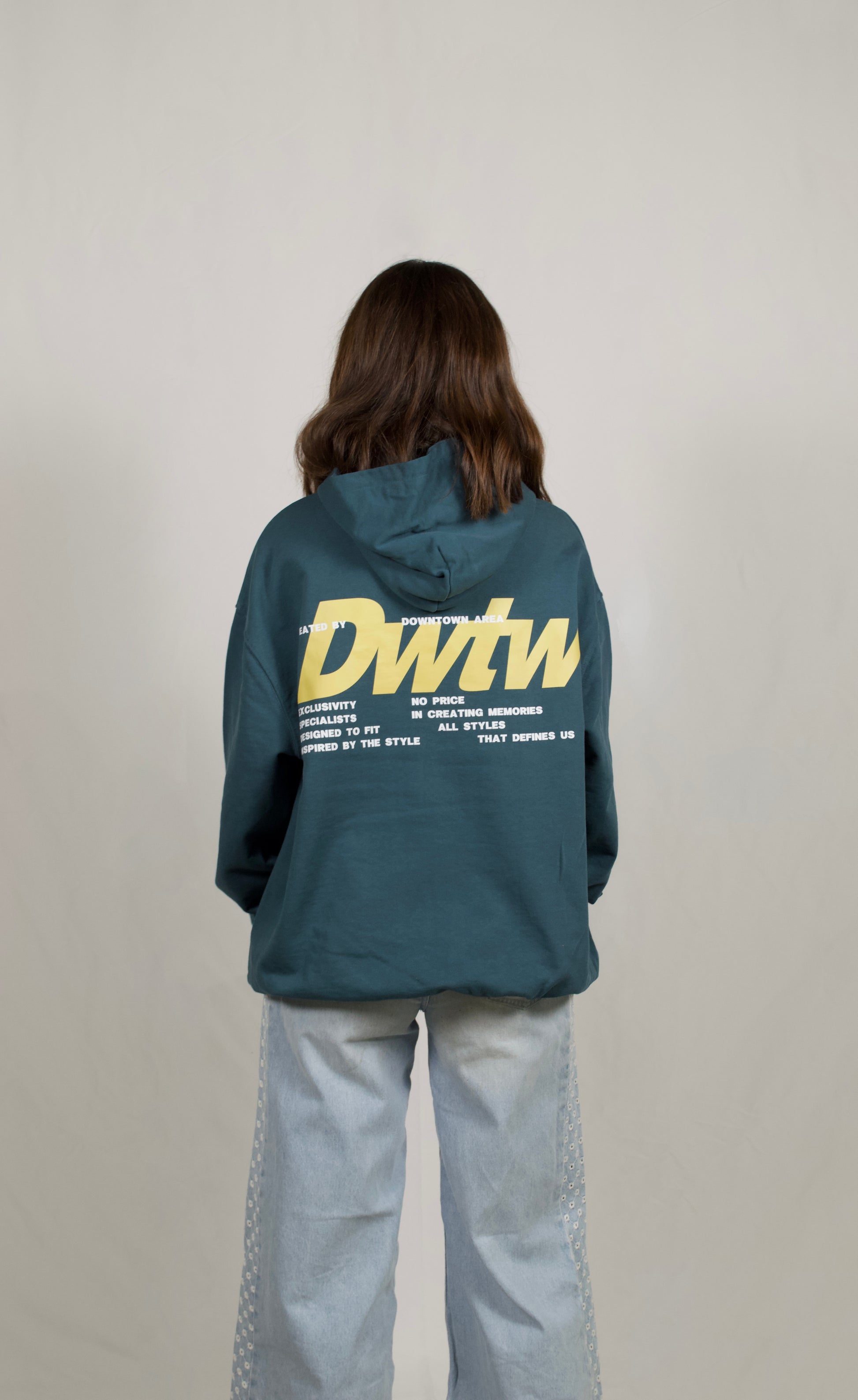GREEN "DWTW" HOODIE