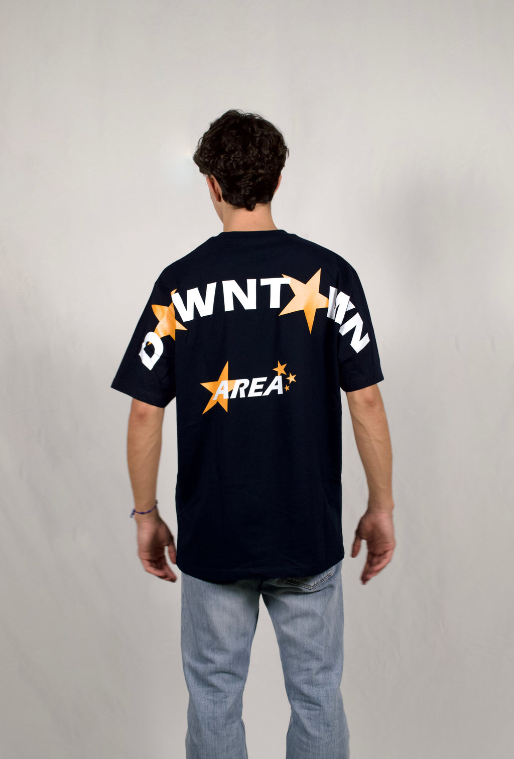 BLUE "DOWNTOWN AREA" T-SHIRT