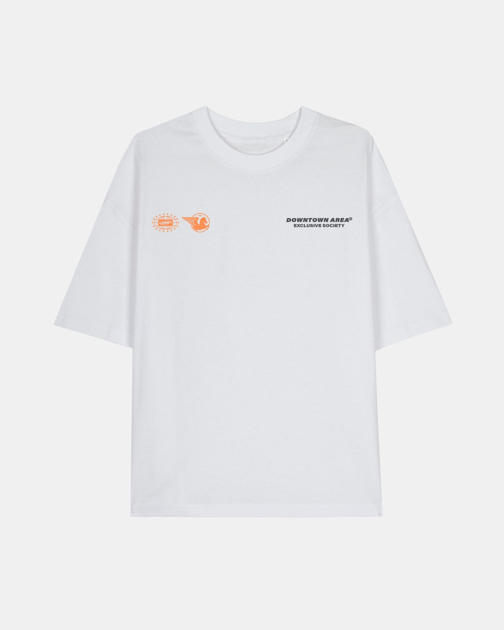 WHITE "EXCLUSIVE SOCIETY 1.1" T-SHIRT