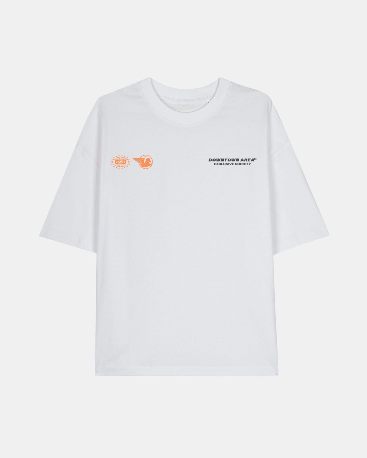 WHITE "EXCLUSIVE SOCIETY 1.1" T-SHIRT