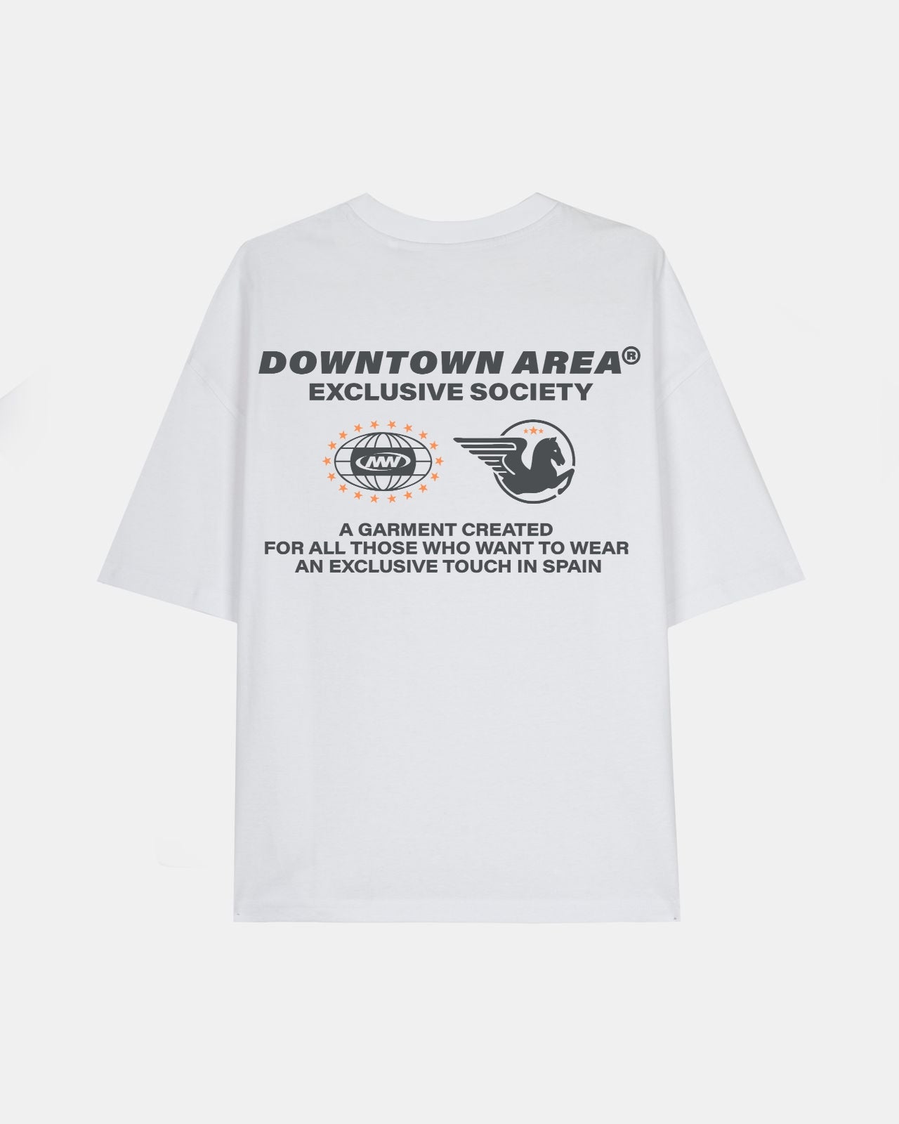 WHITE "EXCLUSIVE SOCIETY 1.1" T-SHIRT