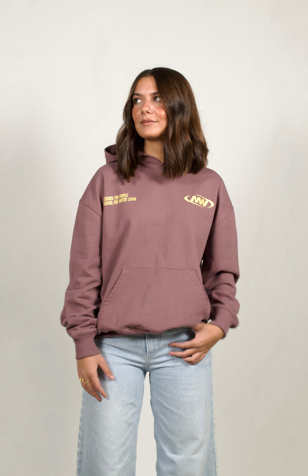 RED "WINTERLOVERS" HOODIE