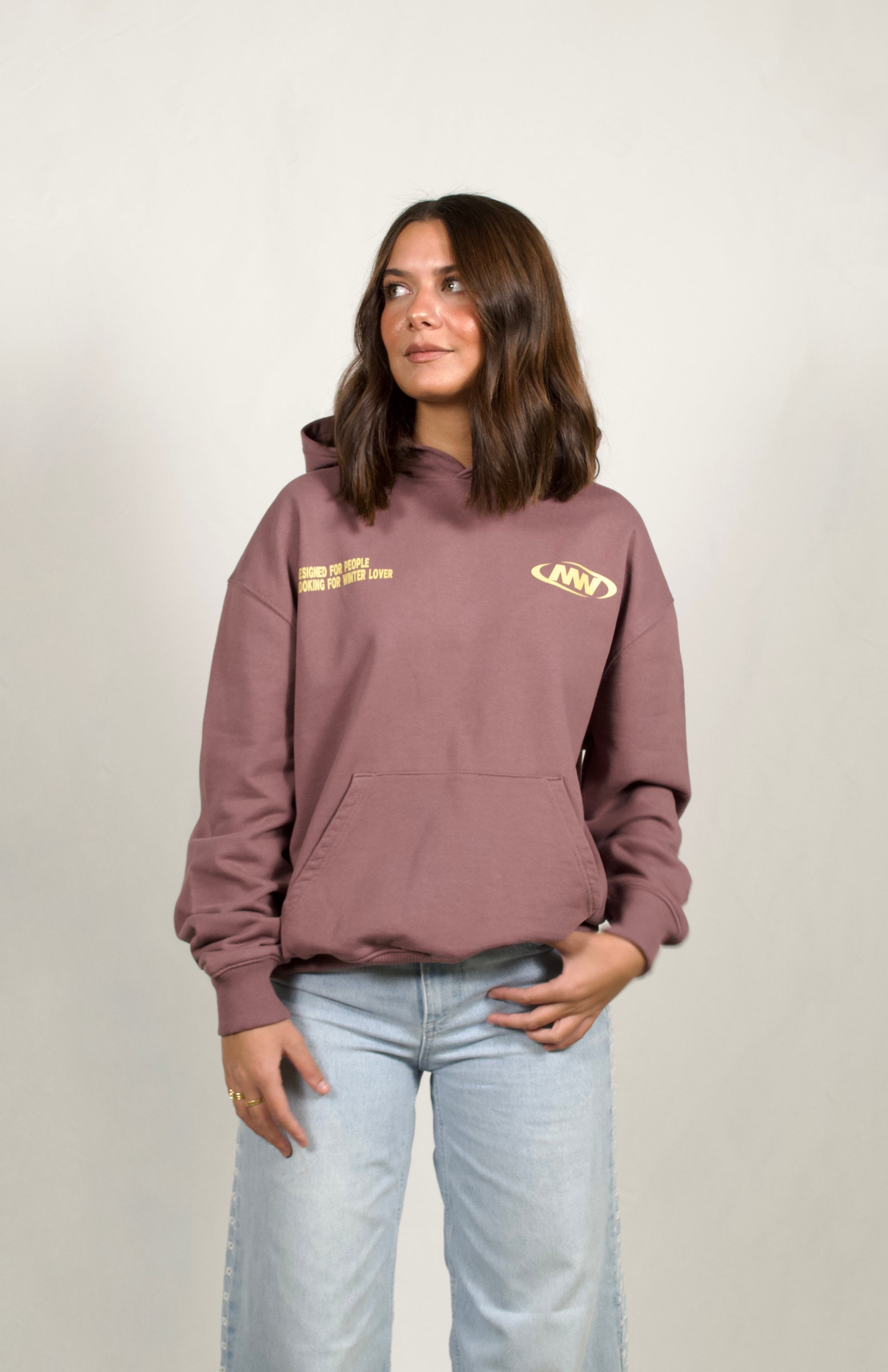 RED "WINTERLOVERS" HOODIE