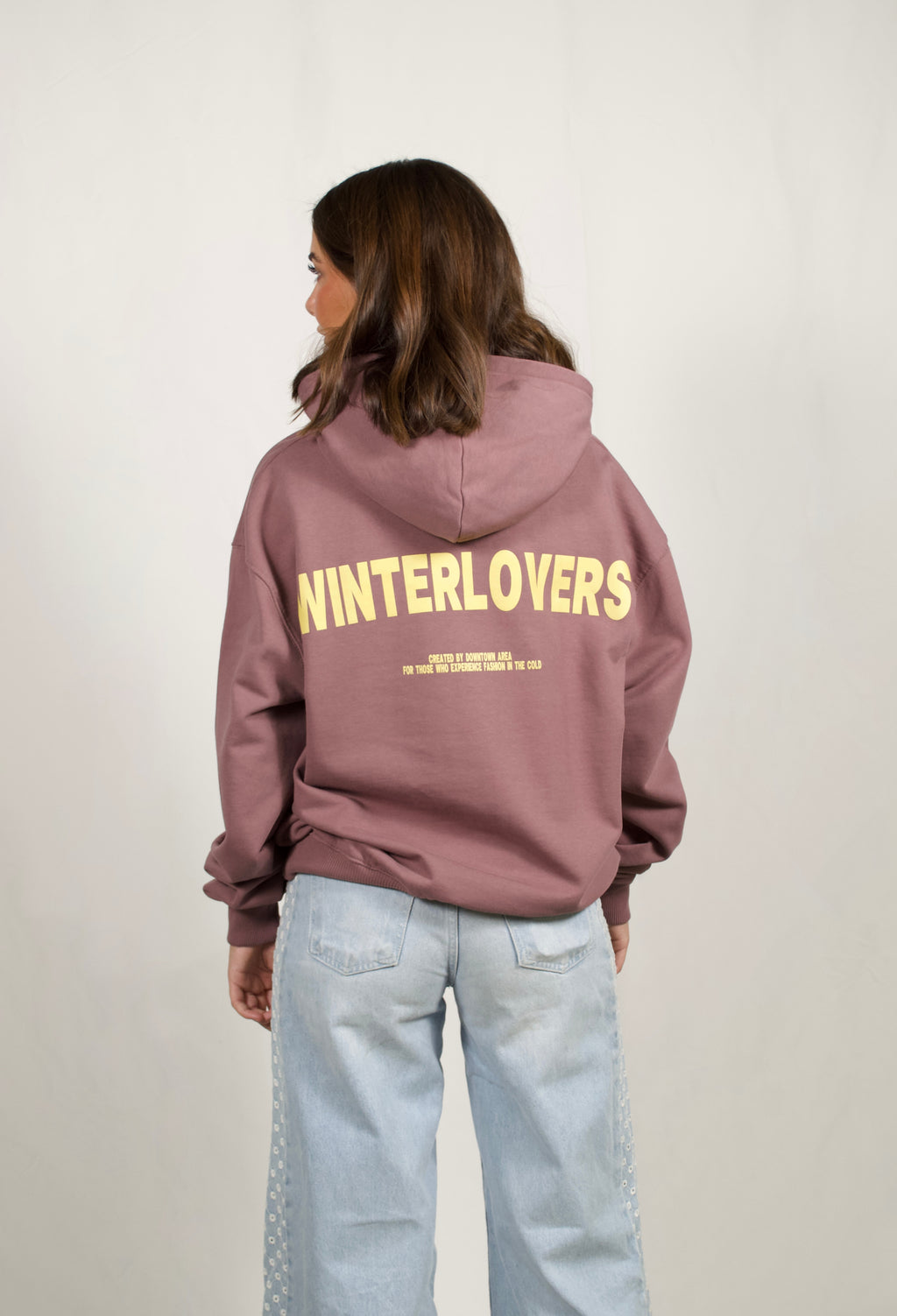 RED "WINTERLOVERS" HOODIE