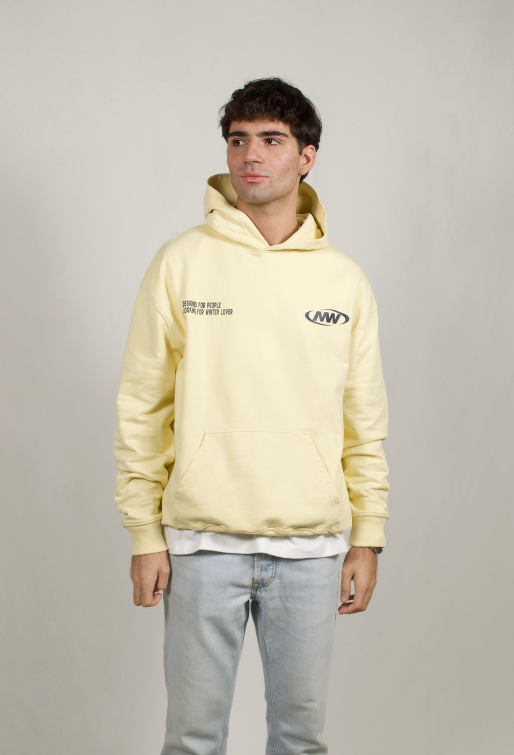 YELLOW "WINTERLOVERS" HOODIE